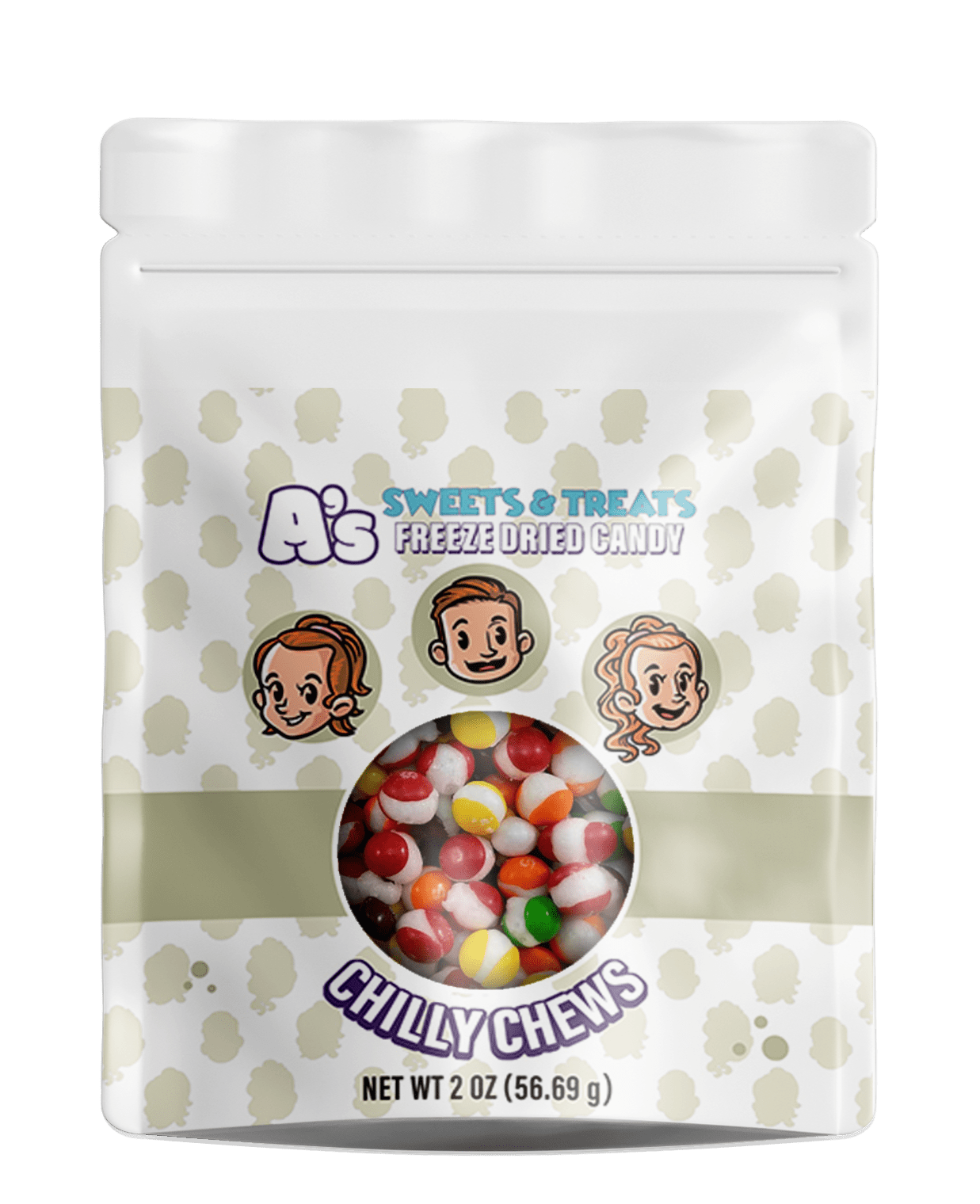 freeze dried candy Chilly Chews 2oz