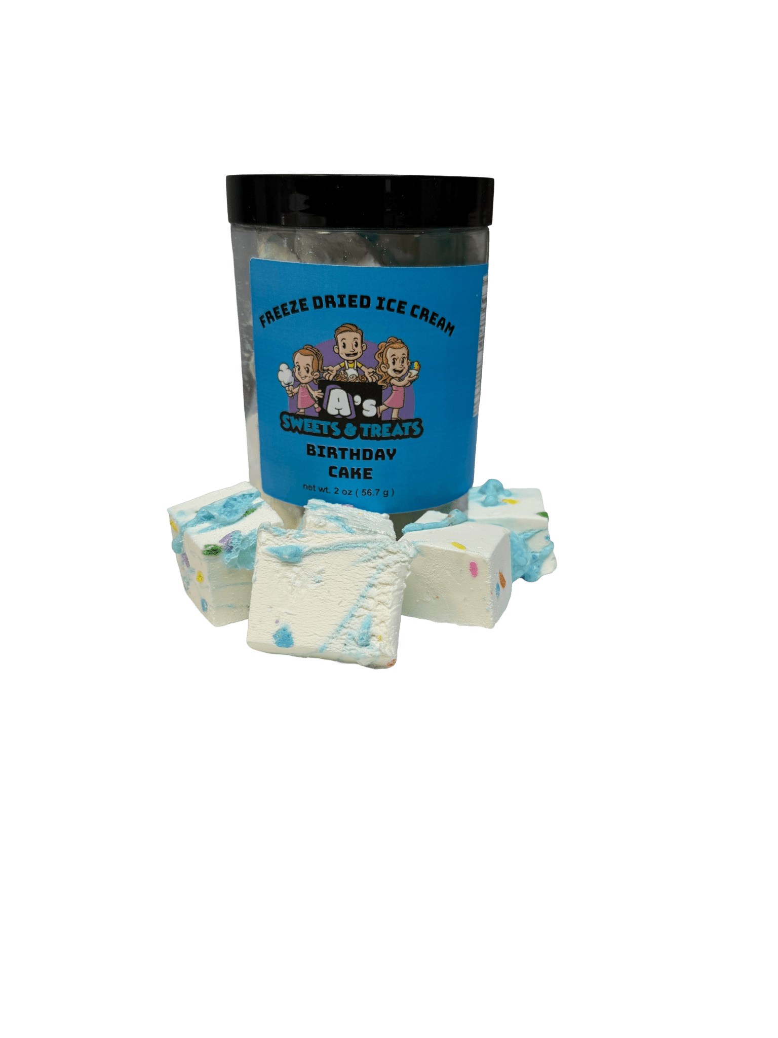 freeze dried Birthday Cake Ice cream